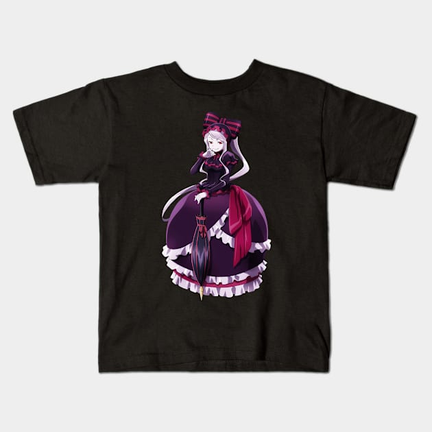 Shalltear Overlord Kids T-Shirt by ShariLambert